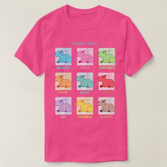 Encanto the Many Moods of Chispi the Capybara T Shirt (Design framsida)