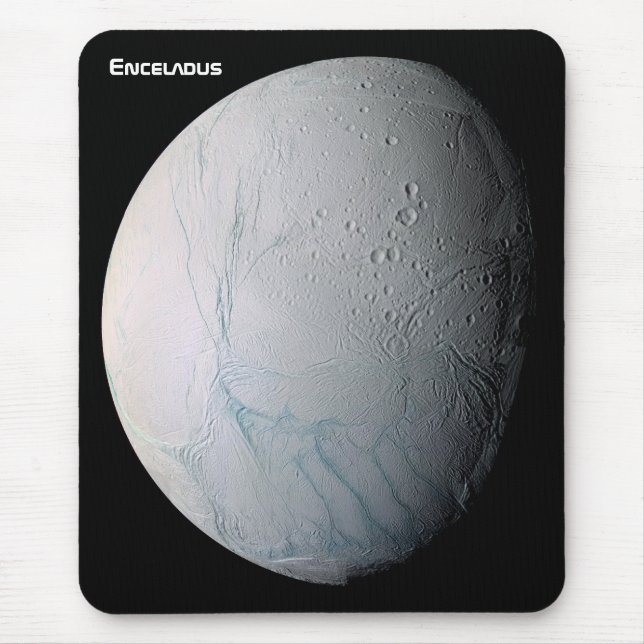 Enceladus 6emåne av Saturn Musmatta (Framsidan)