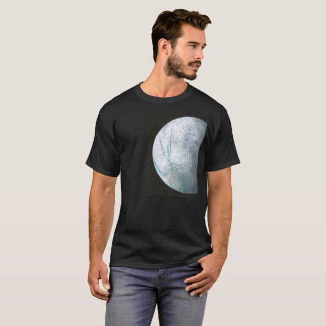 Enceladus t-skjorta, mörk manar t shirt (Hel framsida)
