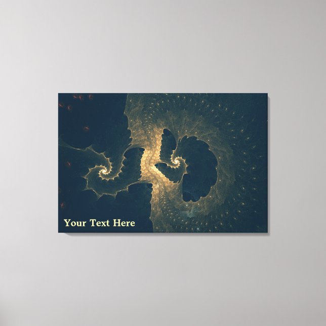 Enceladus under is canvastryck (Framsida)