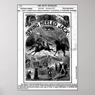 Encentmynt Faslig-Vår-heeled jackaffisch Poster