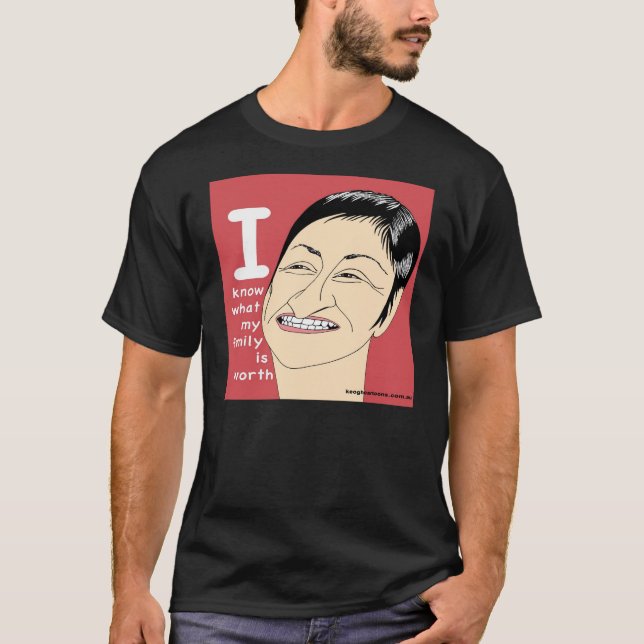 Encentmynt Wong av Bruce Keogh - keoghcartoons T-shirt (Framsida)