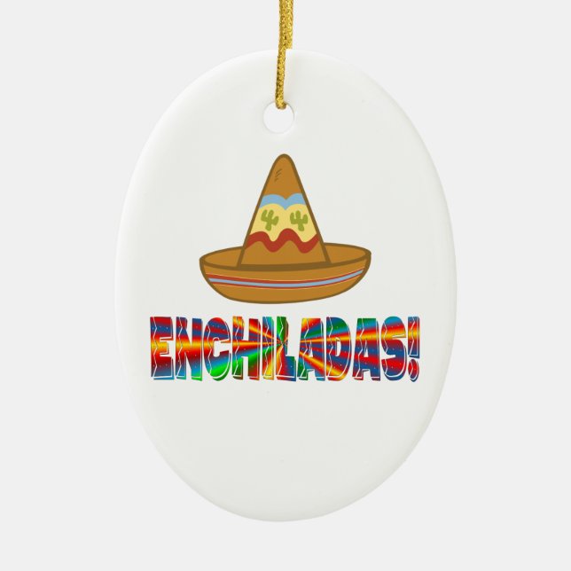 Enchada Kärlek Julgransprydnad Keramik (Framsidan)