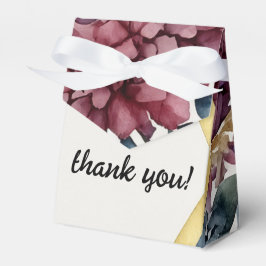 Enchanance Jewel-Toned Blommigt Bröllop Presentaskar