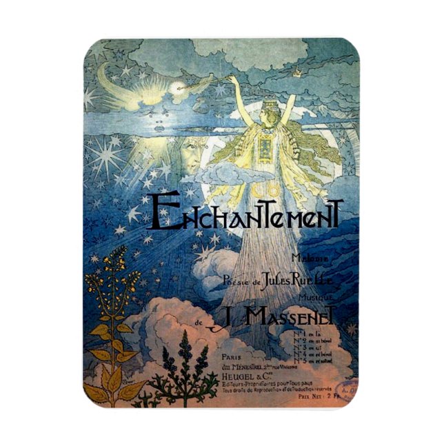 Enchanment art nouveau magi magnet (Vertikal)