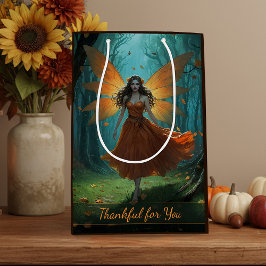 Enchanted Autumn Fairy Thanksgiving Fantasy Art