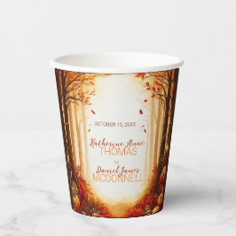 Enchanted Autumn Harvest Silhouette Bröllop