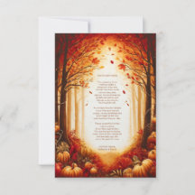 Enchanted Autumn Harvest Silhouette Bröllop