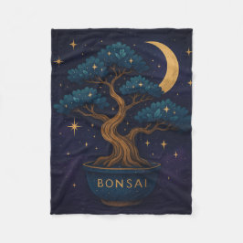 Enchanted Bonsai Träd Throw Blanket Fleecefilt
