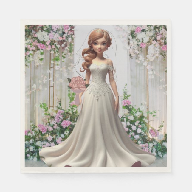 Enchanted Bride Pappersservett (Framsidan)