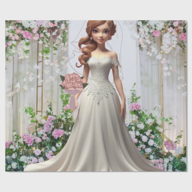 Enchanted Bride Presentpapper (Platt)
