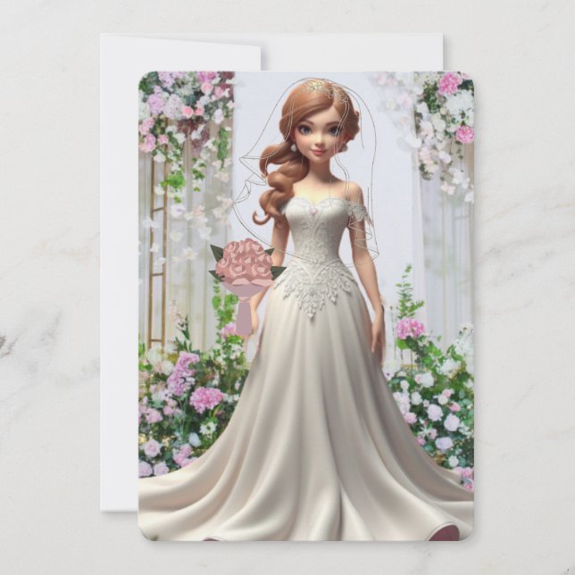 Enchanted Bride Tack Kort (Framsida)