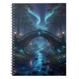 Enchanted Bridge Spiral notebook Anteckningsbok