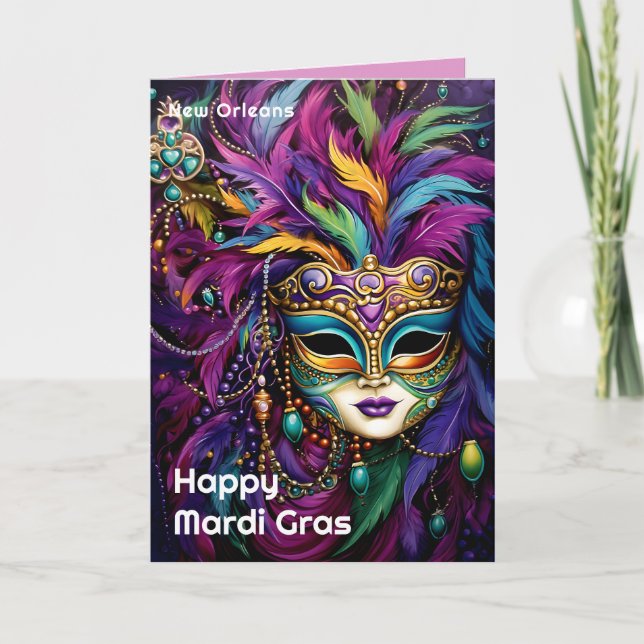 💚 💜 💛 Enchanted Carnival Kort (Framsida)