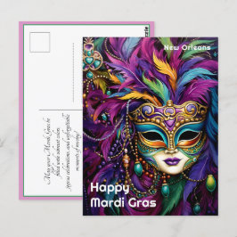 💚 💜 💛 Enchanted Carnival Vykort