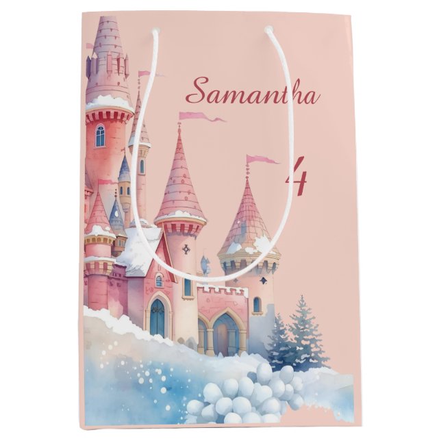 Enchanted Castle Gift Bag, Princess Present Bag  (Framsidan)