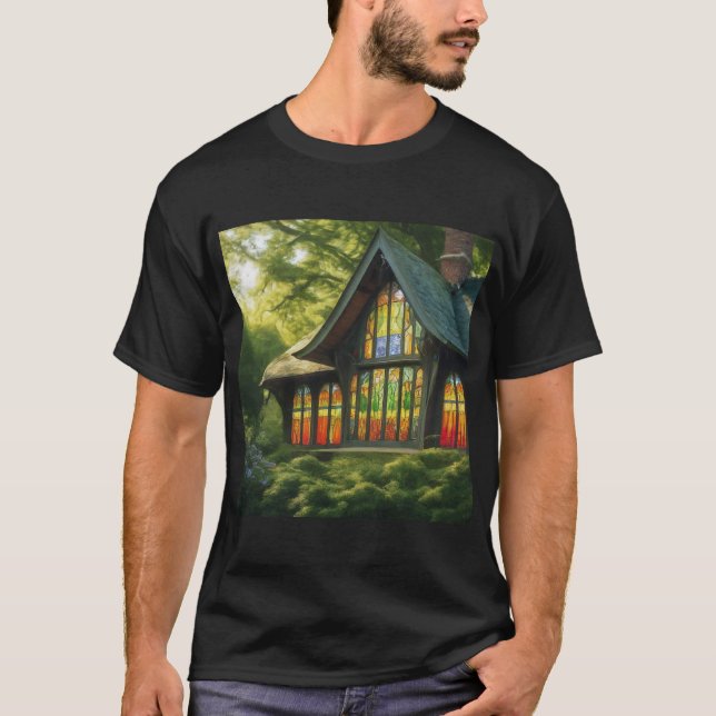 Enchanted Cottage T Shirt (Framsida)