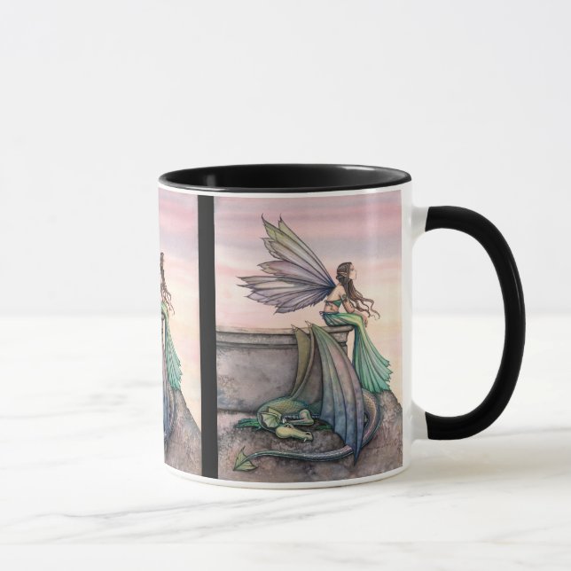 Enchanted Dusk Fairy Dragon Mugg (Höger)