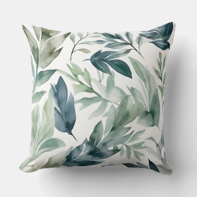 Enchanted Evergreen Ballet Botanical Kudde (Framsida)