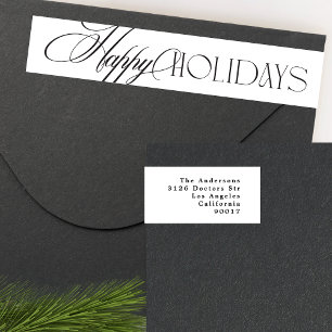 Enchanted Evergreen Elegance jul Etikettband