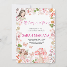 Enchanted Fairy Baby Shower  Inbjudningar