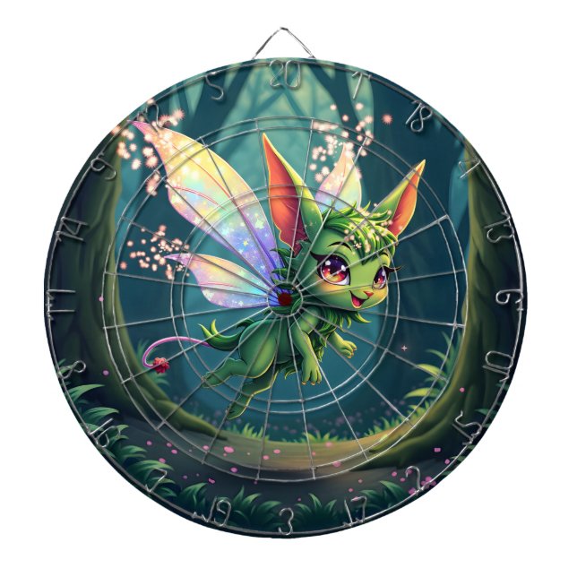 Enchanted Fairy Critter – Magical Forest Sprite  Darttavla (Framsidan)