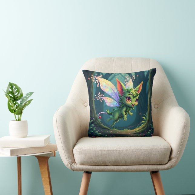 Enchanted Fairy Critter – Magical Forest Sprite  Kudde (Stol)