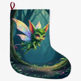 Enchanted Fairy Critter – Magical Forest Sprite  Stor Julstrumpa