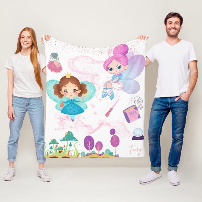 Enchanted Fairy Fleece Blanket (På plats)