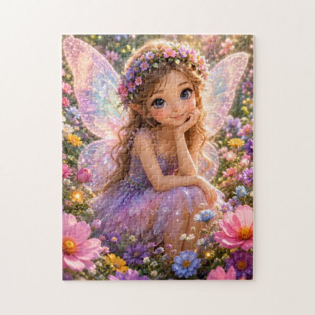 Enchanted Fairy Forest Jigsaw Puzzle Pussel (Vertikal)
