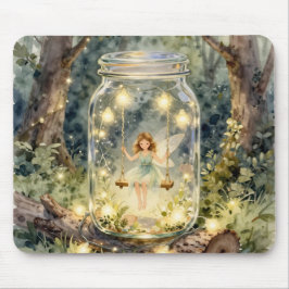 Enchanted Fairy in a Jar in a Magical Forest Musmatta