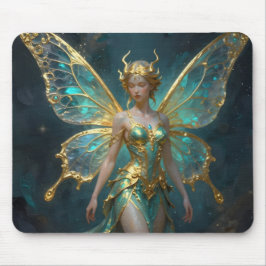 Enchanted Fairy in Gold and Turquoise  Musmatta