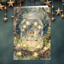 Enchanted Fairy Themed Girl's Birthday Kort