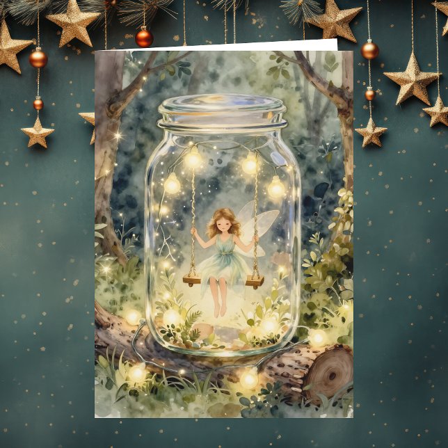 Enchanted Fairy Themed Girl's Birthday Kort (Skapare uppladdad)