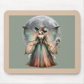 Enchanted Fairy Witch Mousepad Musmatta