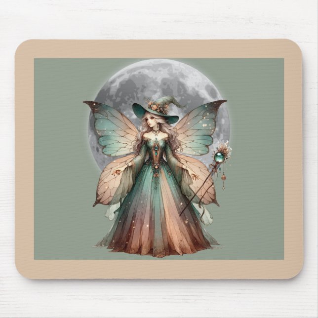 Enchanted Fairy Witch Mousepad Musmatta (Framsidan)