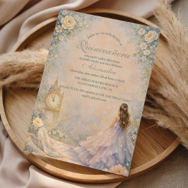 Enchanted Fairytale Garden Quinceañera Inbjudningar