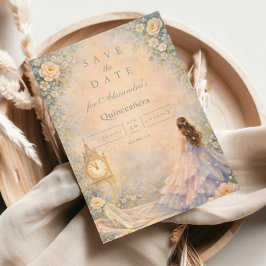 Enchanted Fairytale Garden Quinceañera Spara Datumet