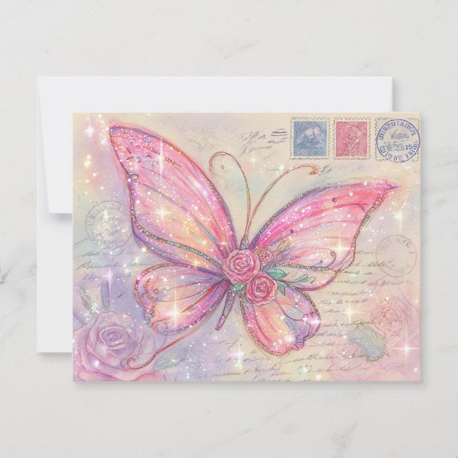 Enchanted fairytale julkort (Framsida)