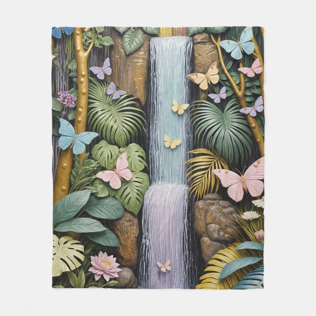 Enchanted Falls Oasis Fleecefilt (Framsidan)