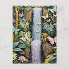 Enchanted Falls Oasis Helg Vykort