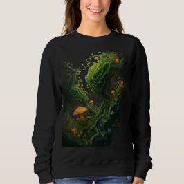 Enchanted Fantasy Mushroom Forest Glowing Fungi T Shirt
