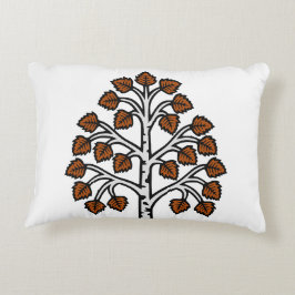 "Enchanted Forest Accent Pillow - Pure Cotton Träd Prydnadskudde