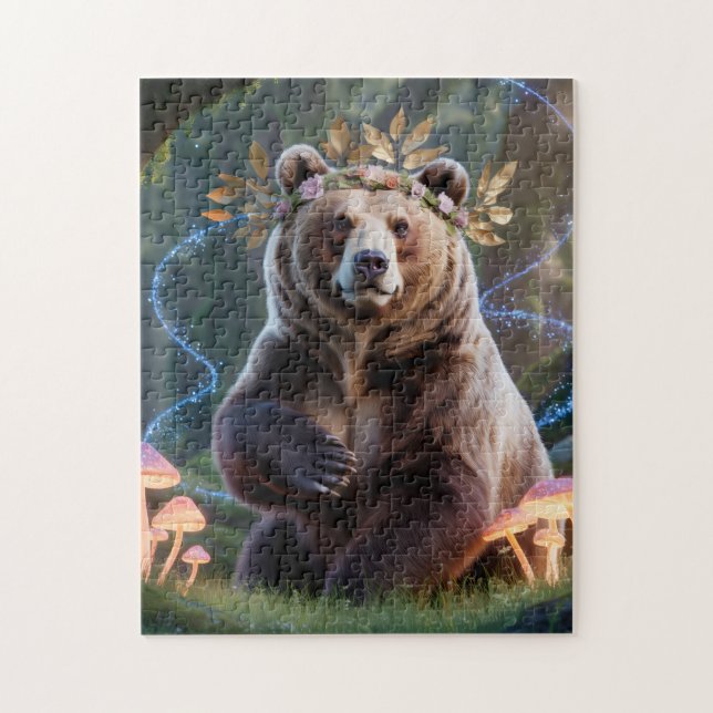 Enchanted Forest Bear Pussel (Vertikal)