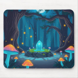 Enchanted Forest Crystal Mouse Pad Musmatta