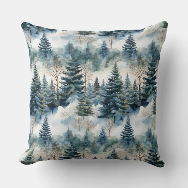 Enchanted Forest Dream Throw Pillow Kudde (Framsida)