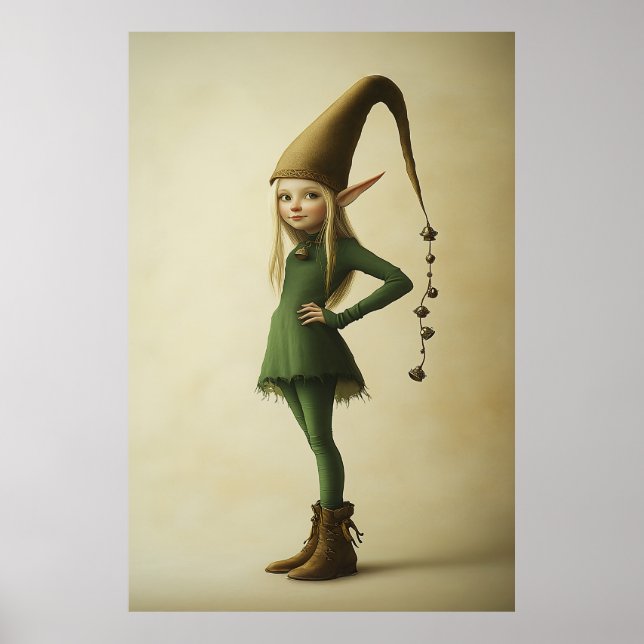 Enchanted Forest Elf Poster (Framsidan)