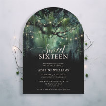 Enchanted Forest Foliage Arch Fairytale Sweet 16