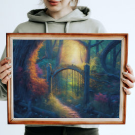Enchanted Forest Garden | Digital konst Poster