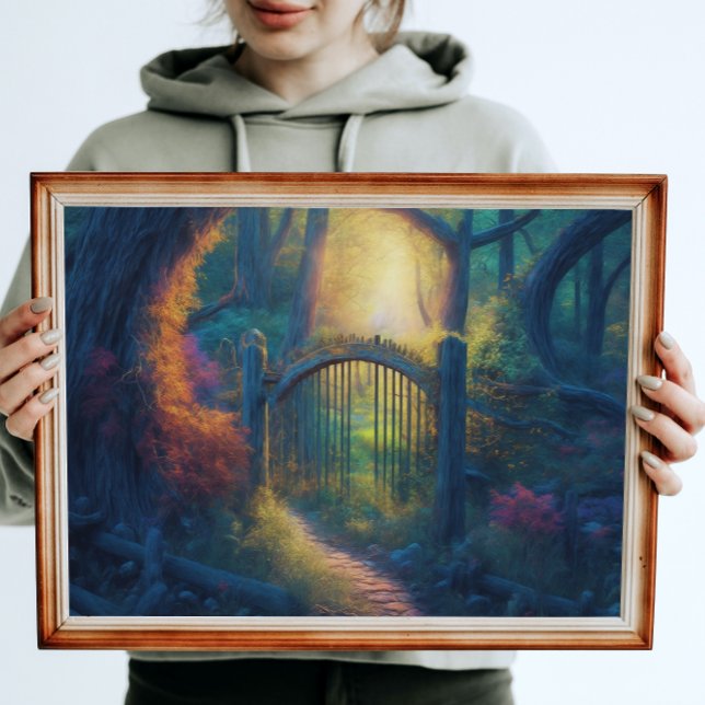Enchanted Forest Garden | Digital konst Poster (Skapare uppladdad)